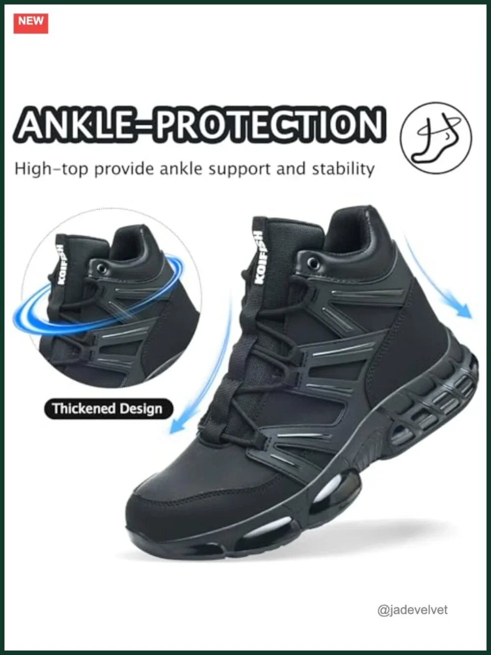 Steel Toe Work Boots Waterproof Lightweight Industrial Construction Safety Shoes